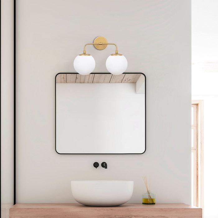 Opviq Horn - 12210 Lámpara de pared dorada con tapa de cristal Opviq Horn - 12210 Lámpara de pared dorada con tapa de cristal